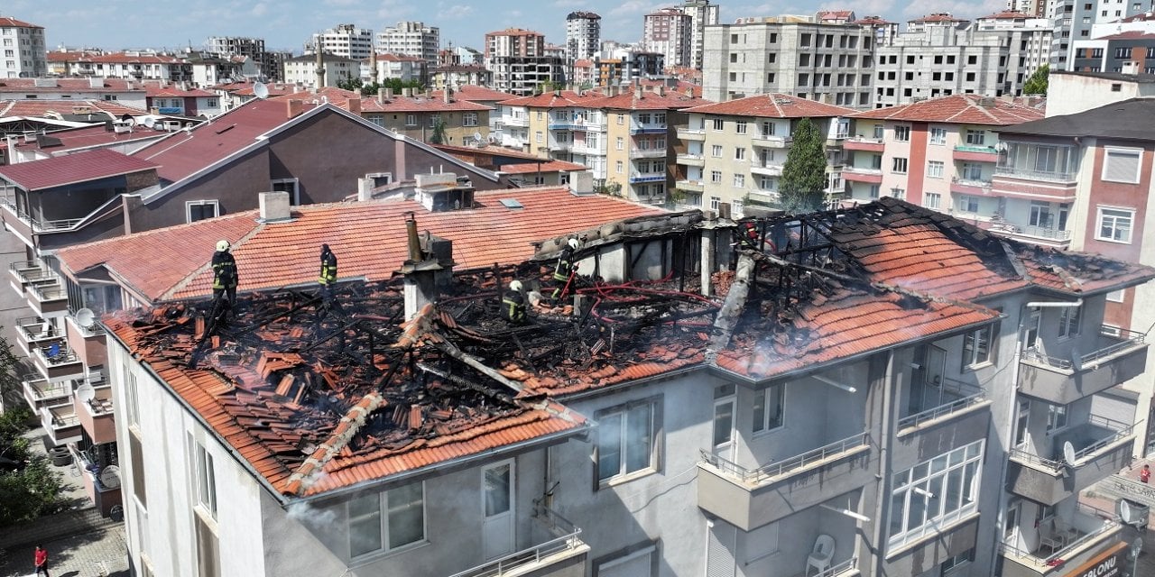 Kayseri'de yangın paniği!