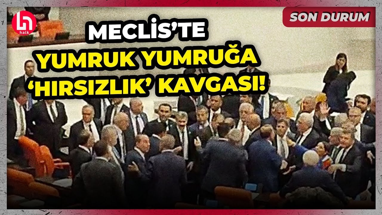 Meclis'te AK Parti ve DEM'li vekiller arasında yumruk yumruğa flaş kavga! İşte o anlar...