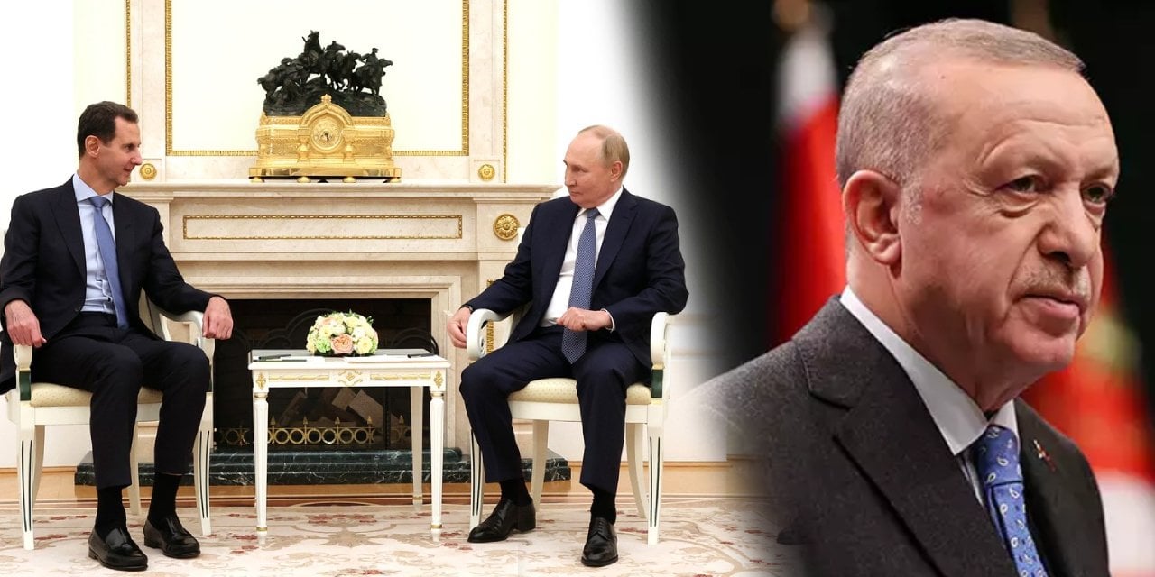 Putin ve Esad Moskova'da görüştü! Gözler Erdoğan'da