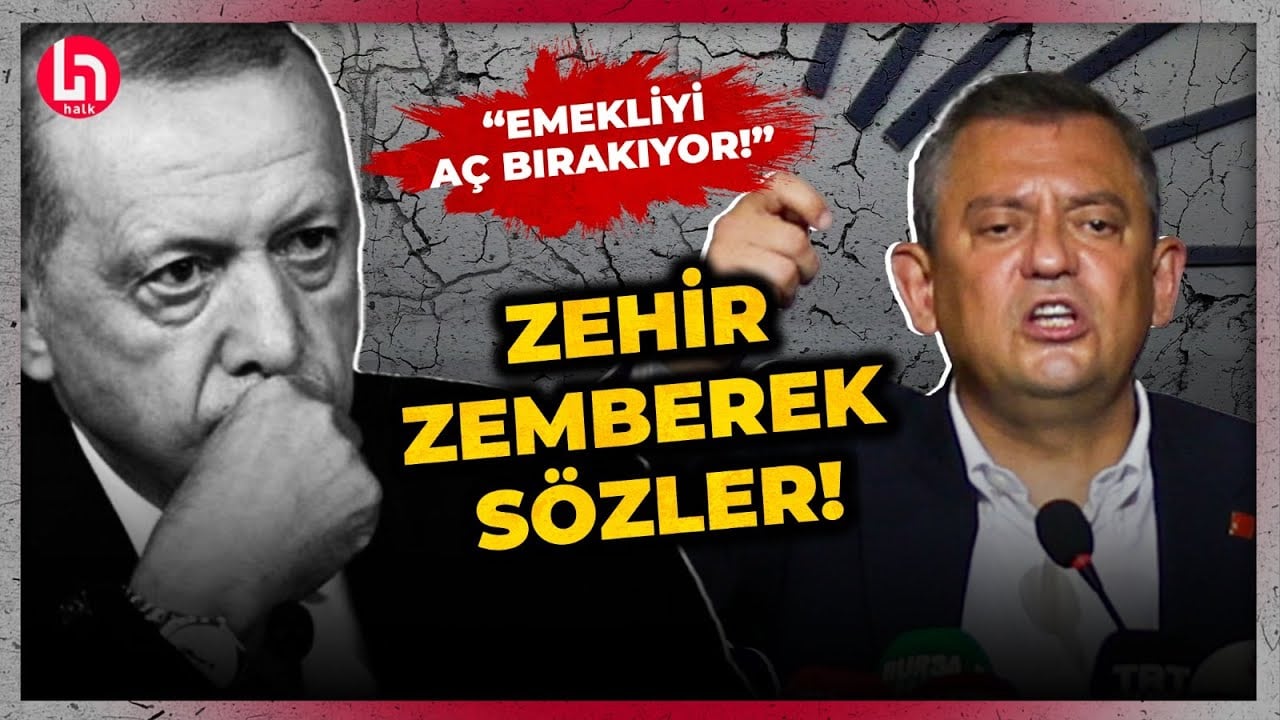 Özgür Özel'in bu sözleri Erdoğan'ı yine kızdıracak! "Emekliyi aç bırakıyor!"