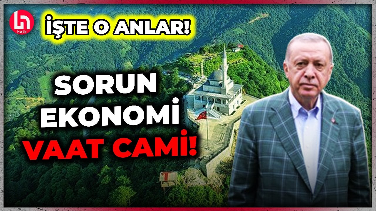 Erdoğan'ın Rize'de verdiği 'cami vaadi' gündem oldu!