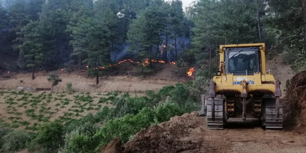 Kahramanmaraş'ta orman yangını 18 saat sonunda kontrol altına alındı