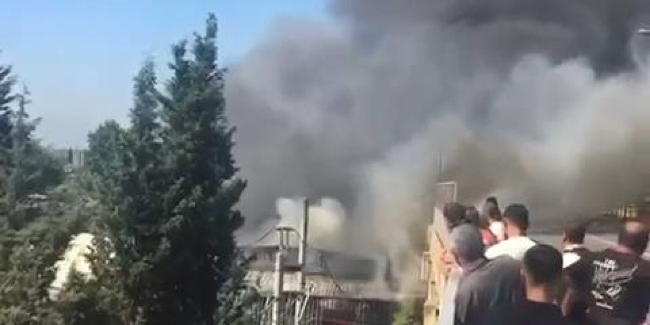Tuzla'da büyük panik: Yat imalathanesinde yangın çıktı!
