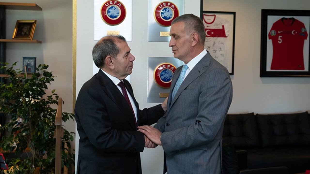 Dursun Özbek, TFF Başkanı Hacıosmanoğlu'nu ziyaret etti