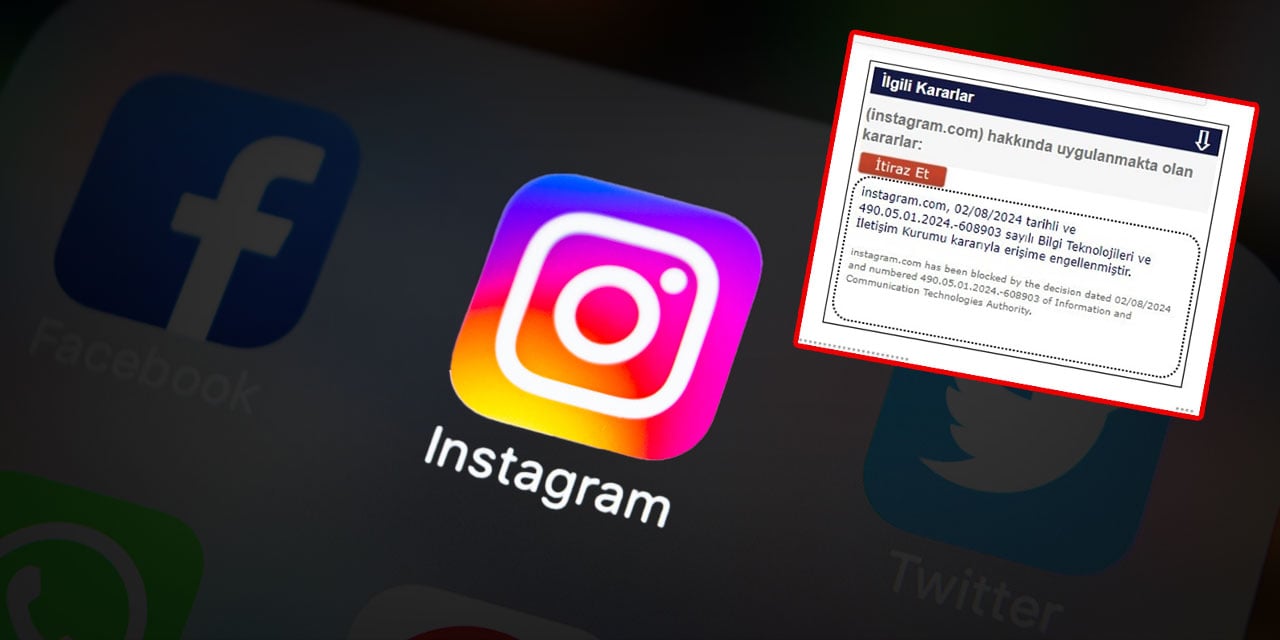 BTK, 57 milyon kullanıcısı olan Instagram'a erişim engeli getirdi!