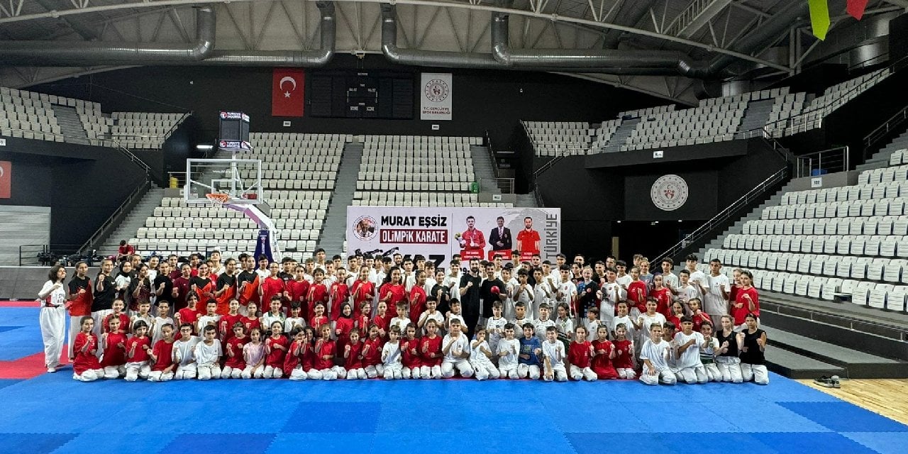 Manisa'da olimpik karate yaz kampı yapıldı