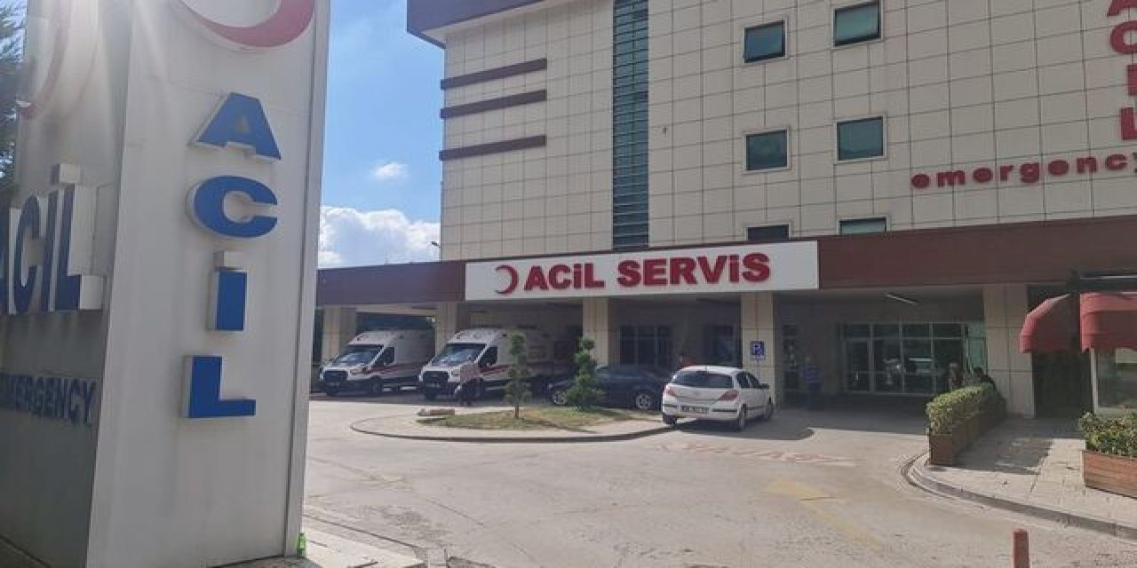 Kocaeli'de otomobil 10 metre yükseklikten yola uçtu