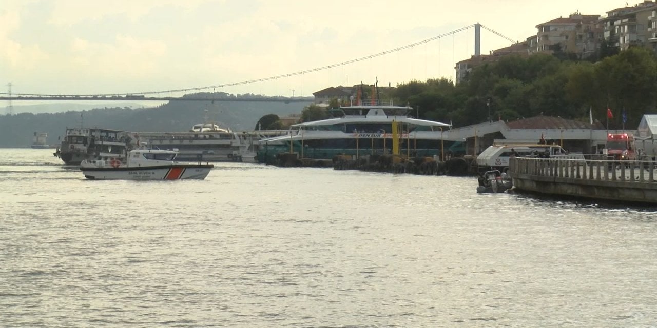 Gözler Üsküdar’da: Denize düşen kadını arama çalışmaları sürüyor