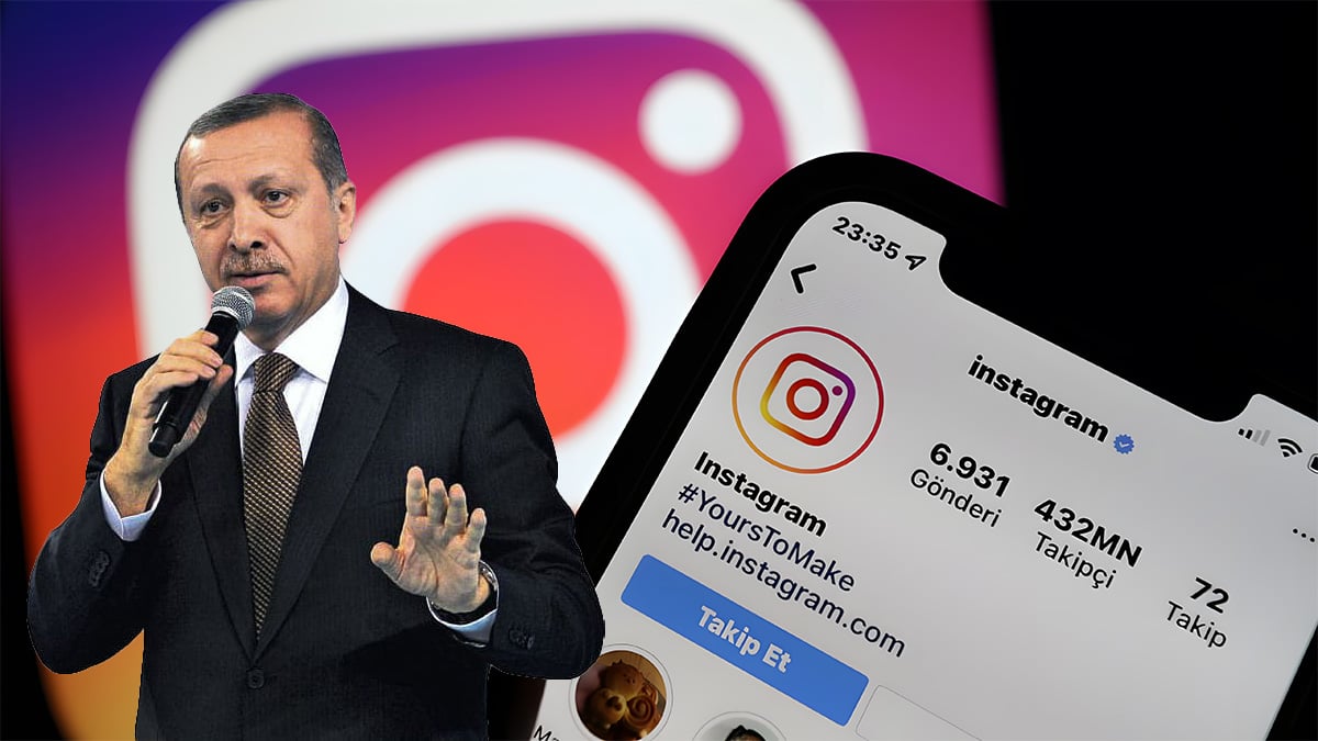 Erdoğan Instagram'a ateş püskürdü