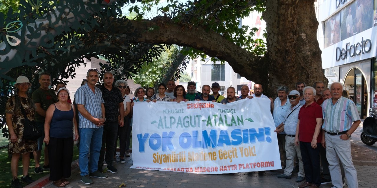 Eskişehir'de siyanürlü altın madenine tepki: Daha İliç’teki facianın acısı dinmedi!