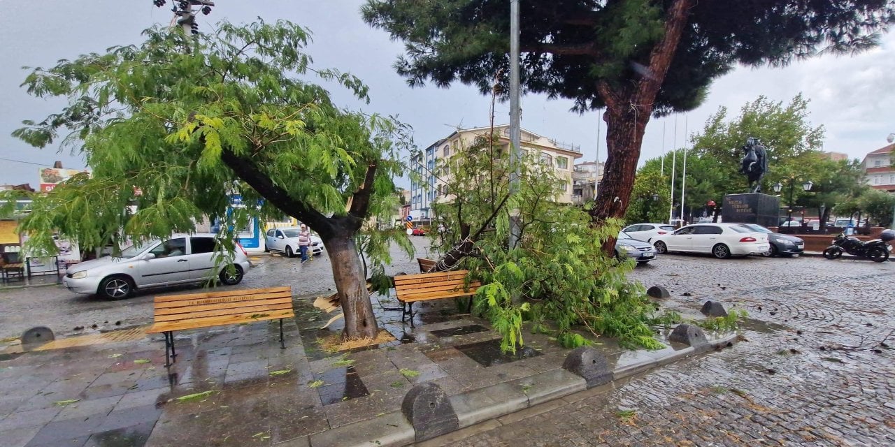 Tekirdağ'da taş üstünde taş kalmadı: Sağanak kenti bu hale getirdi!