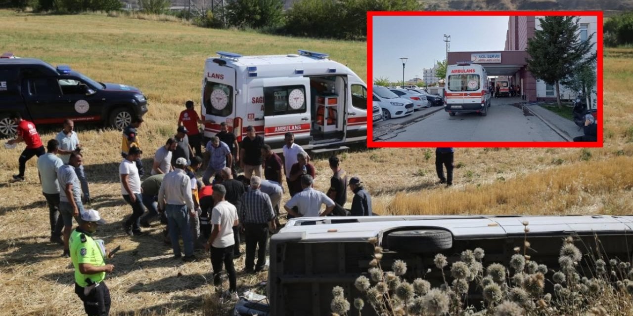 Adıyaman'da araç şarampolden yuvarlandı: 1'i ağır 5 yaralı