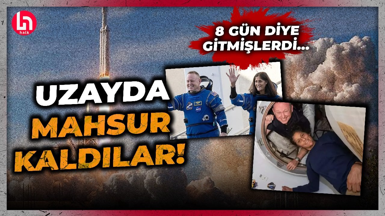 İki astronot 8 günlüğüne uzaya gitmişlerdi: Mahsur kaldılar! İşte detaylar...