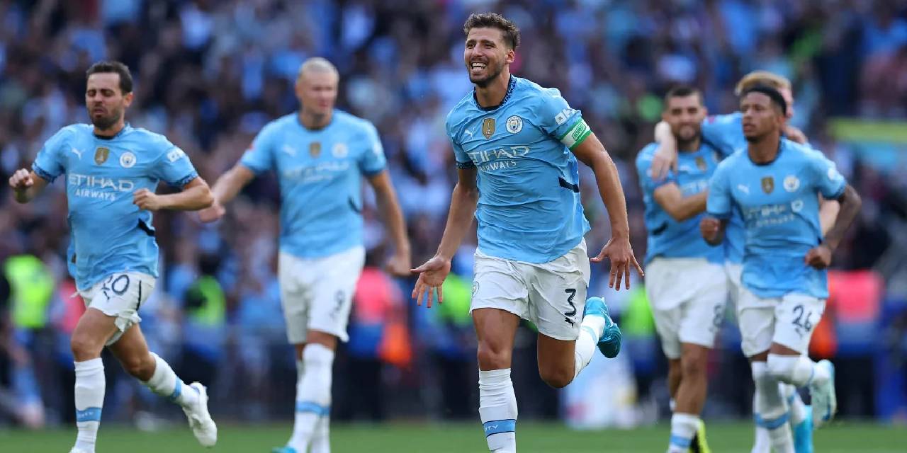 Wembley'deki Community Shield derbisinin kazananı Manchester City oldu