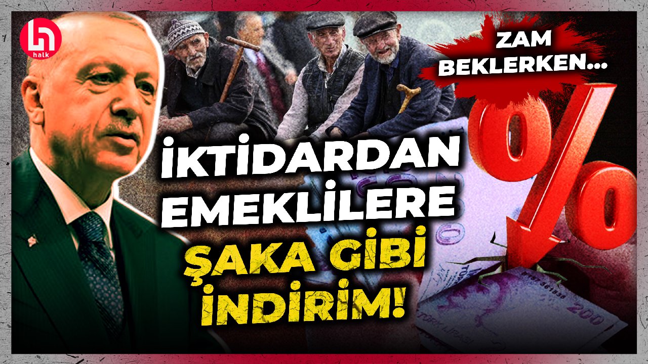 Emekliler maaşlarına zam beklerken iktidardan şaka gibi indirim!