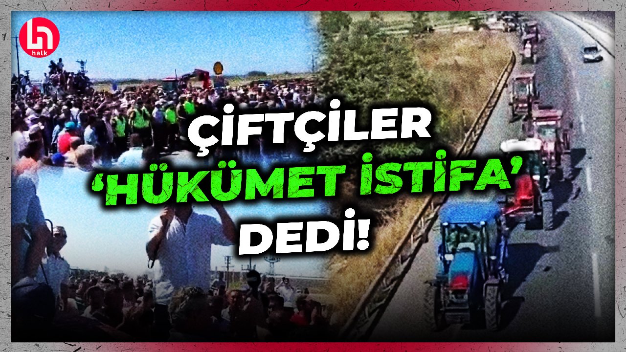 Çiftçiler 'Hükümet istifa' dedi yüzlerce traktörle trafiği kapattılar! Gündemi sarsacak protesto...