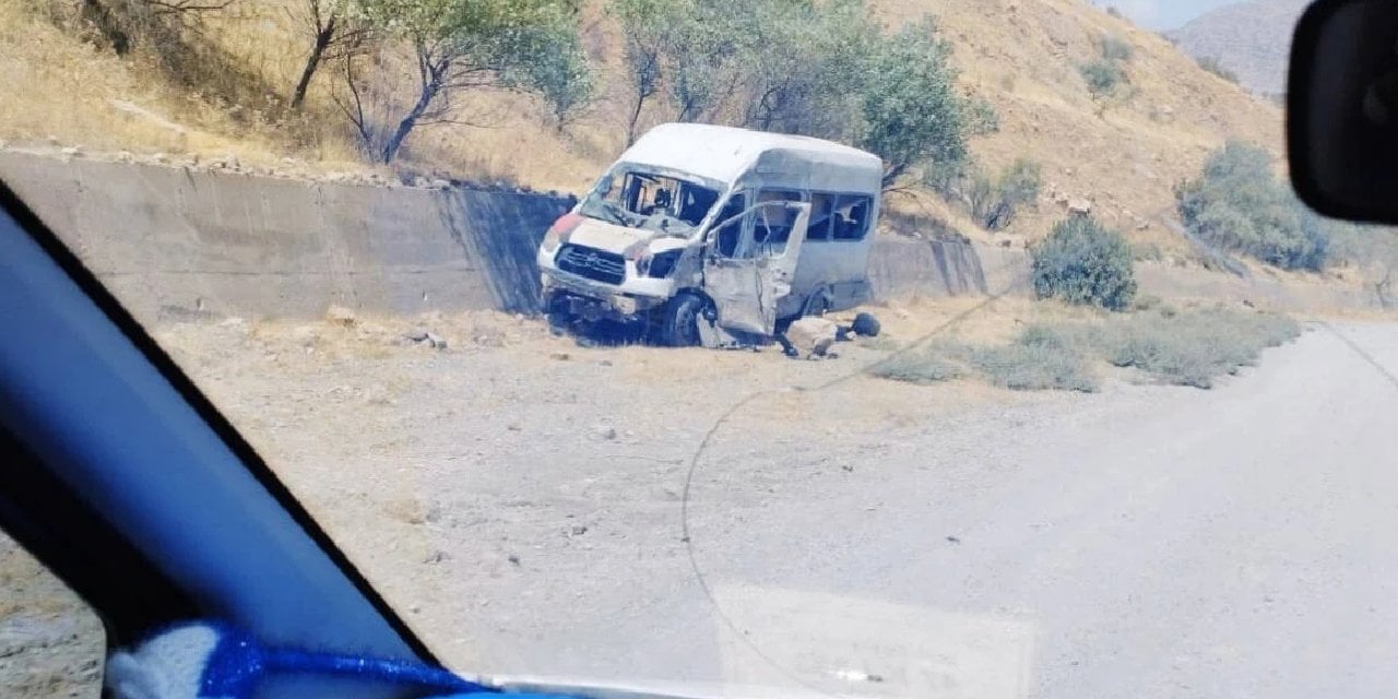 Irak'ın kuzeyinden Silopi'deki servis aracına saldırı