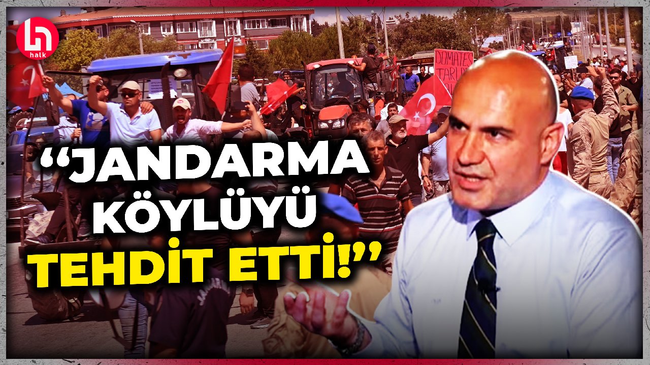 Turhan Çömez çiftçilerin eylemi sonrası yaşananları Halk TV'de anlattı!