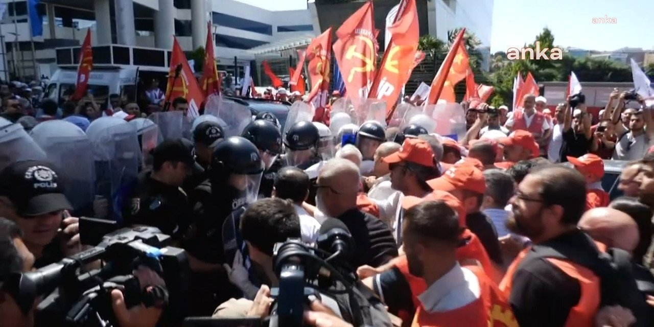 Polonez Genel Müdürlüğü karıştı işçilere polisten biber gazlı müdahale!