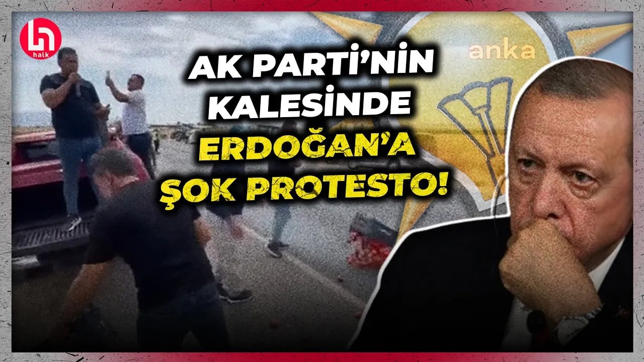 AK Parti'nin kalesinde üreticilerden traktörlerle eylem yaptı! Erdoğan'ı kızdıracak görüntüler!