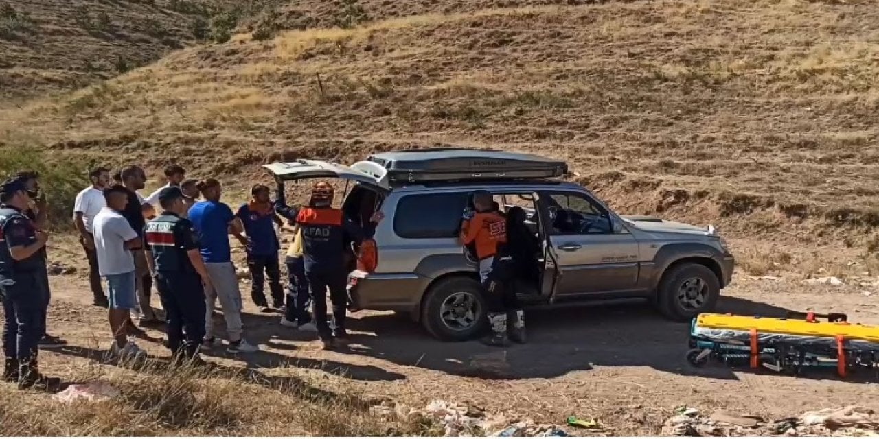 Dağ motosikletiyle gezerken ölümle burun buruna geldi!