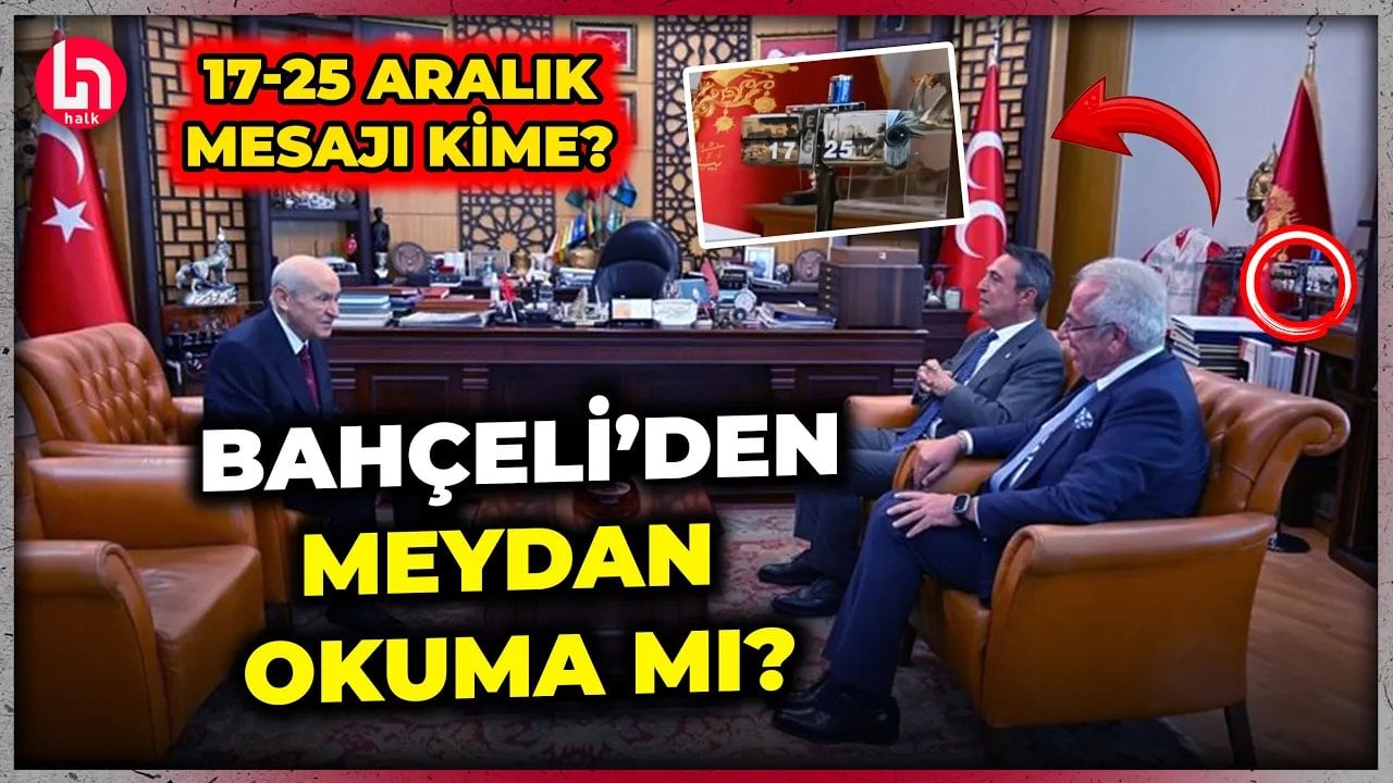 Bahçeli AKP'ye 17-25 Aralık mesajı mı verdi? İsmail Saymaz o fotoğrafın detaylarını açıkladı!