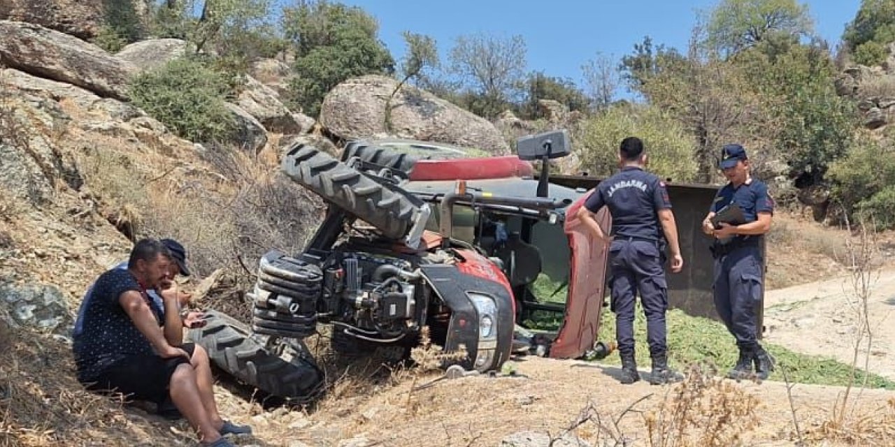 Söke’de traktör devrildi: Sürücüsü hayatını kaybetti