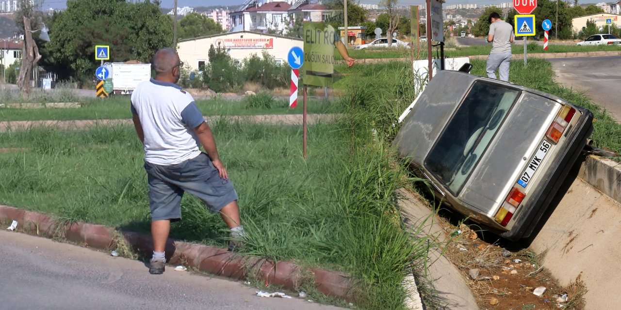 Kazada burnu bile kanamadı ama ayakta duramıyor