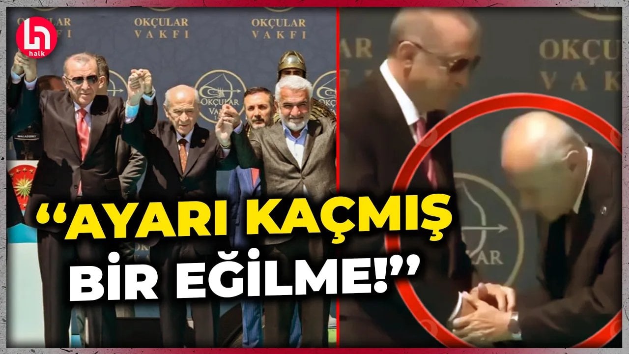 Bahçeli'nin Erdoğan'ı eğilerek selamlamasına İsmail Saymaz'dan kritik yorum!