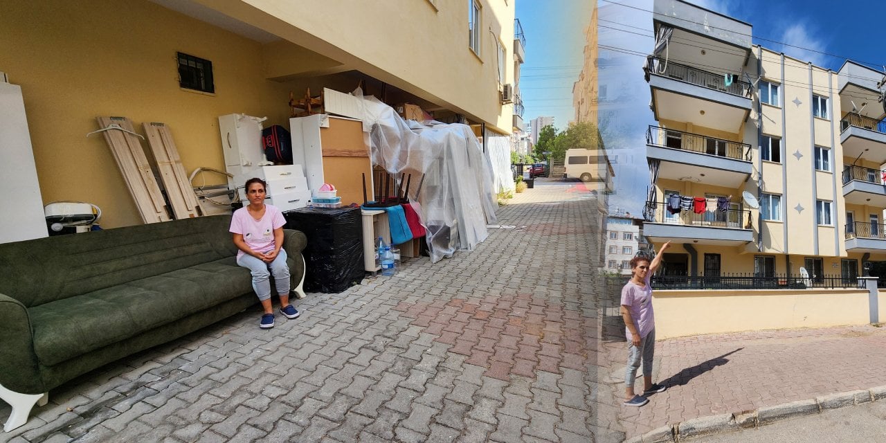 Vicdansız ev sahibi hastalıktan çalışamayan kadını sokağa attı