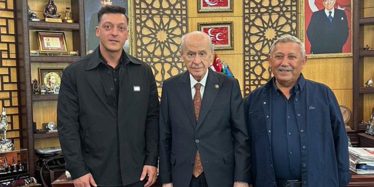 Mesut Özil işi büyüttü! Bu defa da Bahçeli'yi ziyaret etti