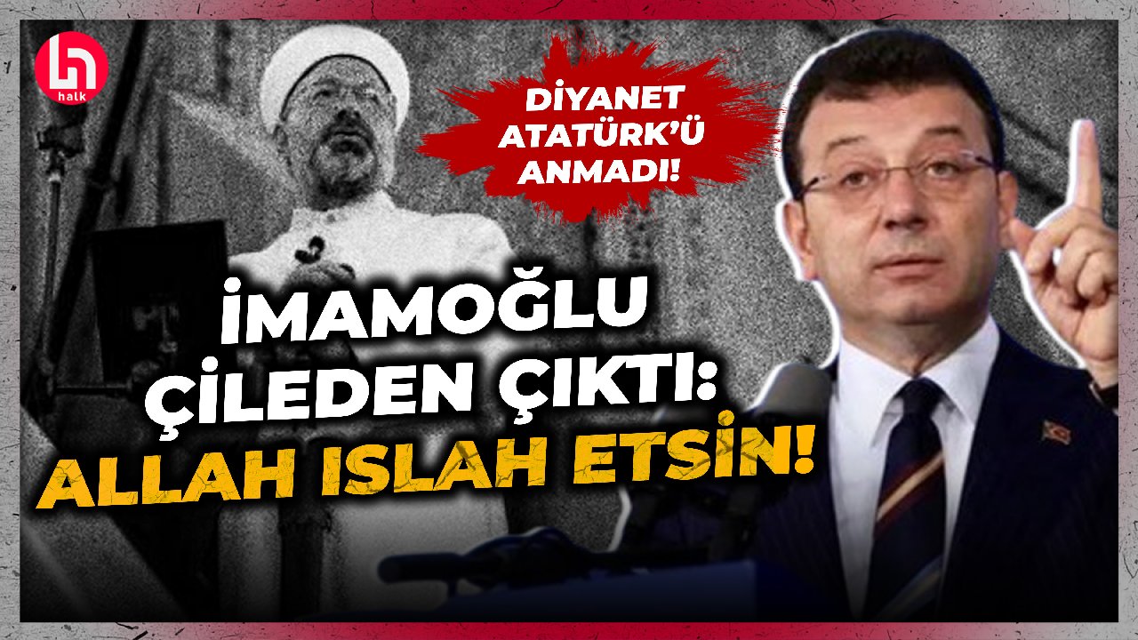 Ekrem İmamoğlu, cuma hutbesinde Atatürk'ü anmayan Ali Erbaş'a bu sözlerle yüklendi