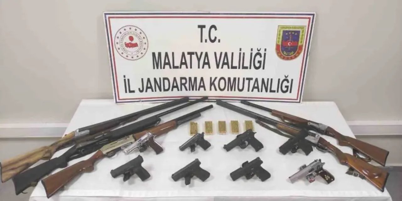 Malatya'da silah ticareti operasyonu: 6 şüpheli yakalandı