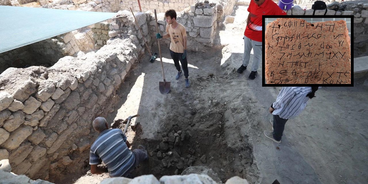 Kötülüklerden koruyordu! Mersin'de tılsımlı mezar taşı çıkarıldı