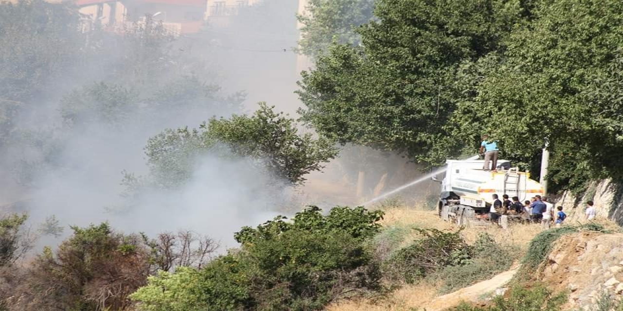 Mardin'de yangın paniği!