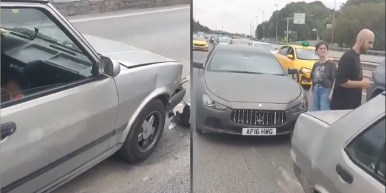 Maserati ve Tofaş kaza yaptı, sosyal medya kullanıcıları boş durmadı: Maserati'nin kazadan haberi var mı?