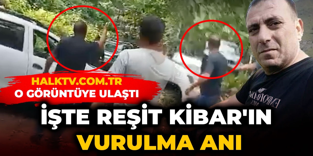 Hopa'da ormanı koruyan Reşit Kibar'ın vurulma anı ortaya çıktı. Katil sürekli ateş ediyor