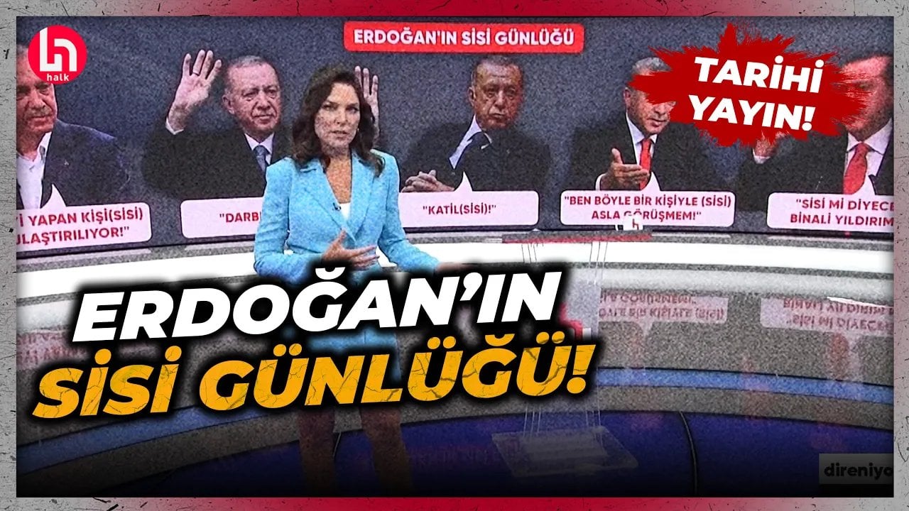 Ece Üner, Erdoğan'ın Sisi günlüğünü canlı yayında açıkladı!