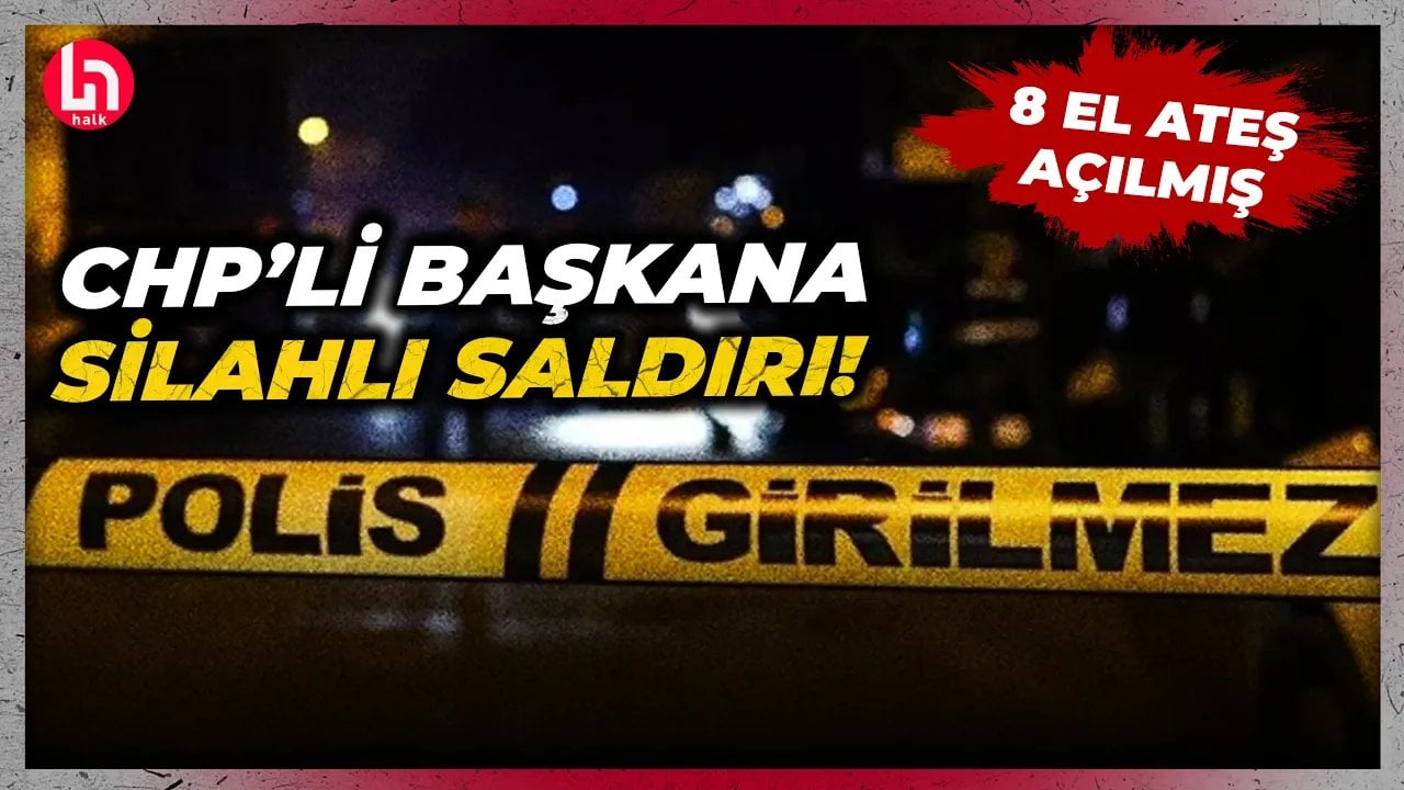 CHP'li ilçe başkanına saldırı: Aracı kurşunladı! İşte o görüntüler...