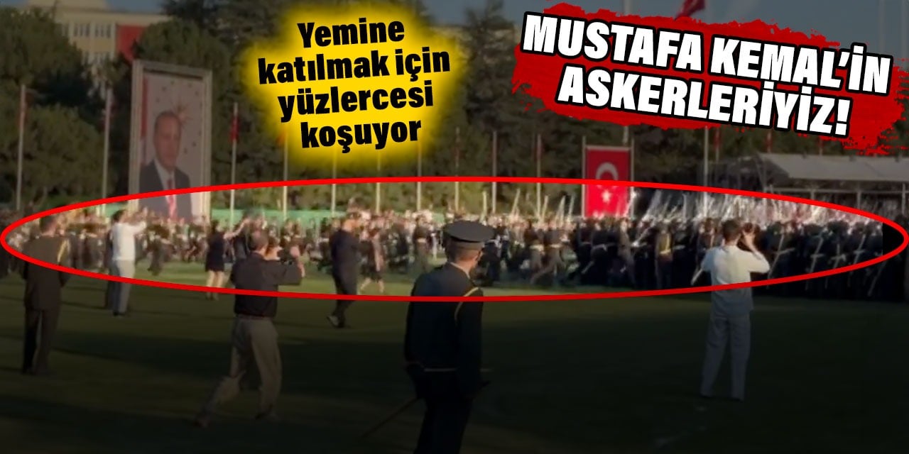 Teğmenlerin tamamının katıldığı ortaya çıktı! Teğmenlerin yemininden müthiş yeni görüntü