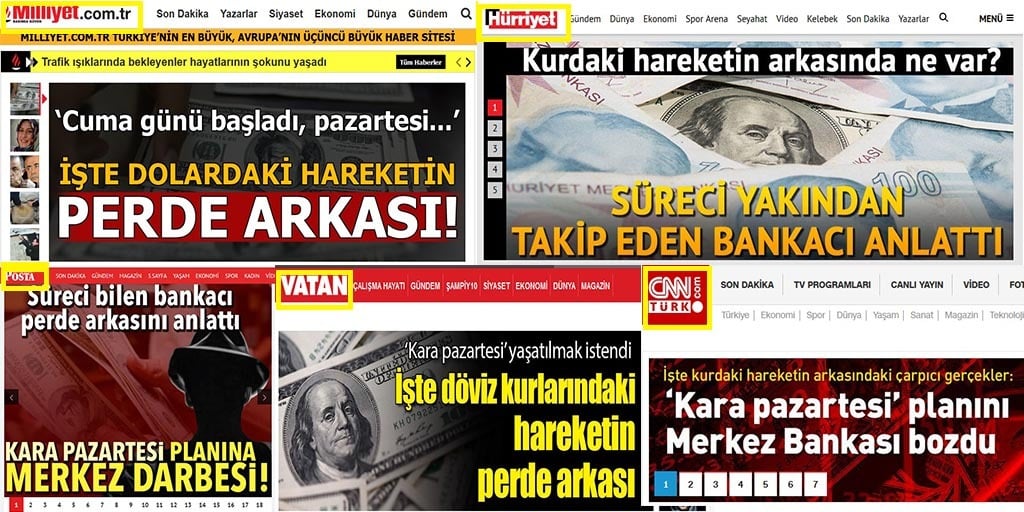 Türk medyasının utanç günü: Onlarca gazetede aynı saniyede aynı manşet!
