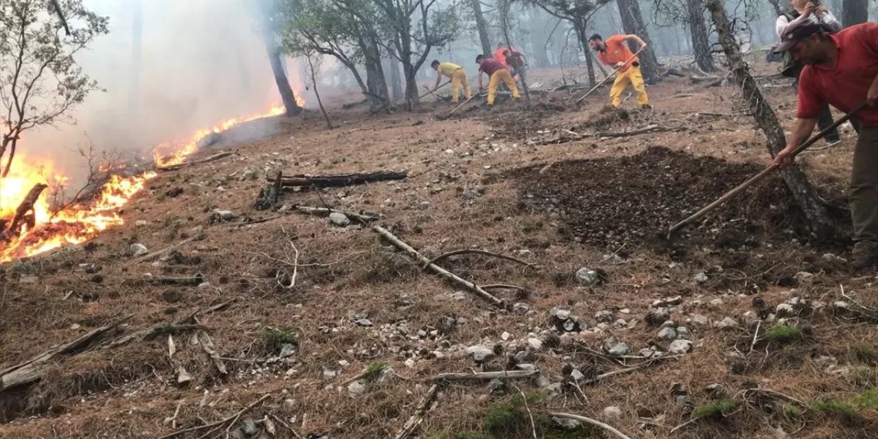 Antalya'daki orman yangını söndürüldü