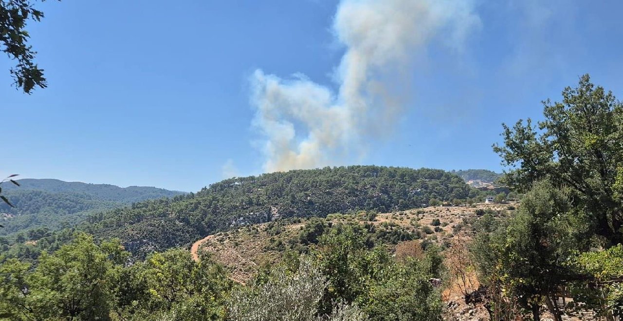 Kaş'ta korkutan orman yangını!