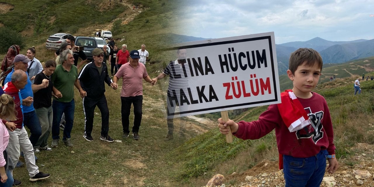 Trabzonlular siyanürlü madene karşı horon tepti