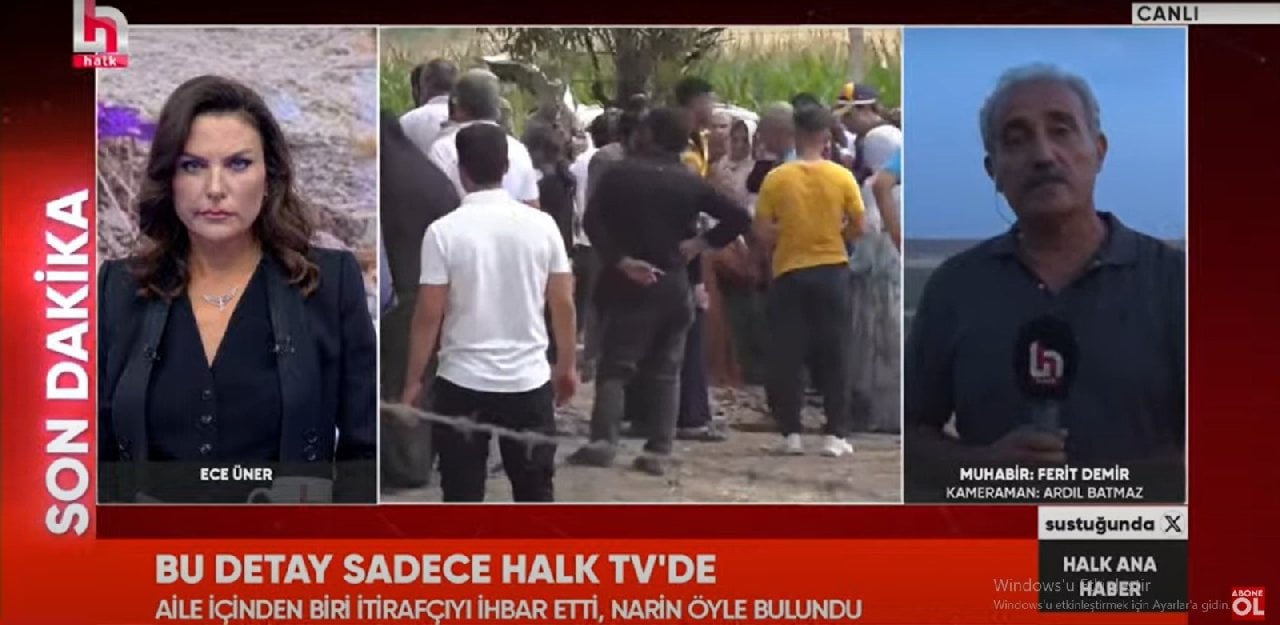 Narin'in ailesinin içinden biri, itirafçıyı savcıya ihbar etti. Ferit Demir, Halk TV yayınında duyurdu