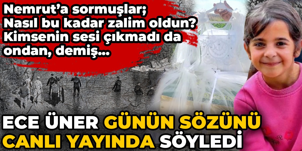 Ece Üner günün sözünü canlı yayında söyledi Nemrut'a sorumuşlar...