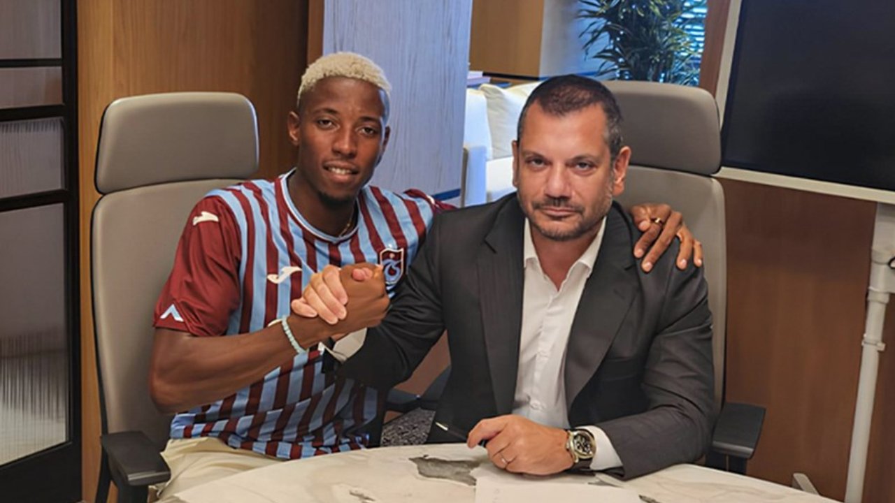 Trabzonspor'un yeni transferi imzayı attı