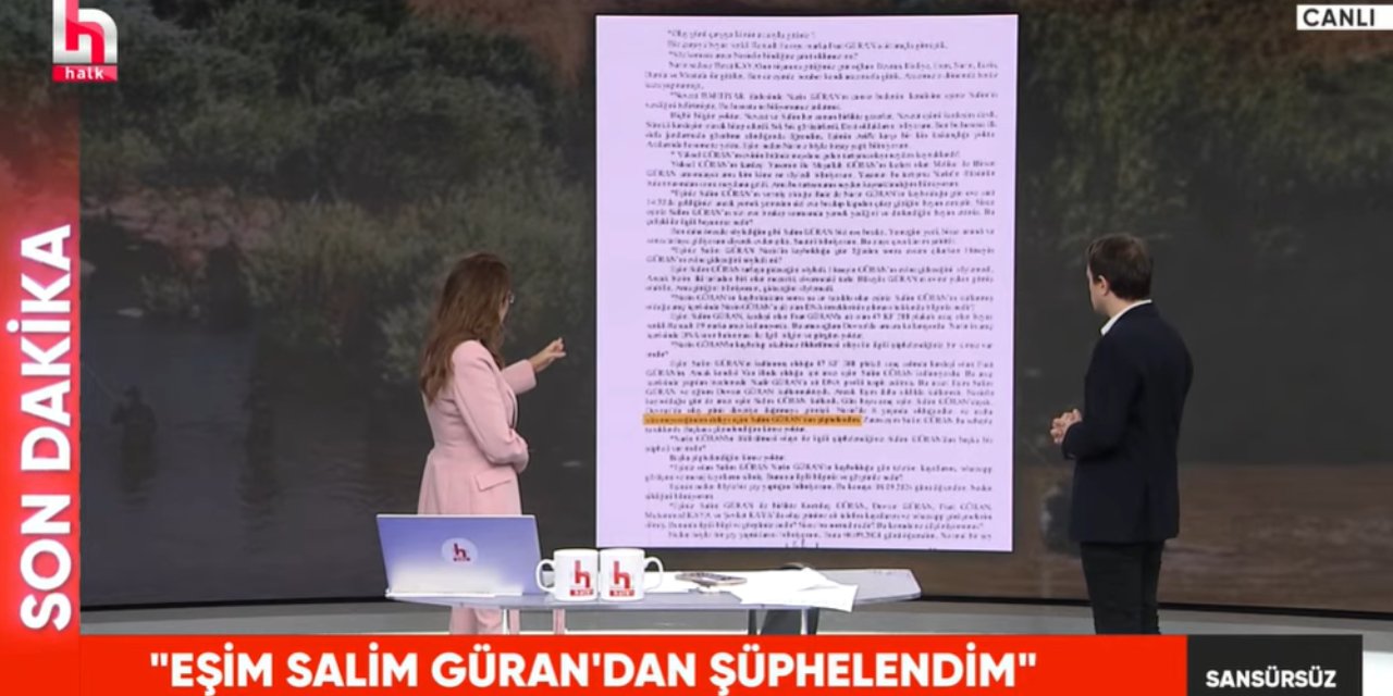 Narin cinayetinde amcanın karısının ifadesi ortaya çıktı: İsmail Saymaz Halk Tv canlı yayınında açıkladı