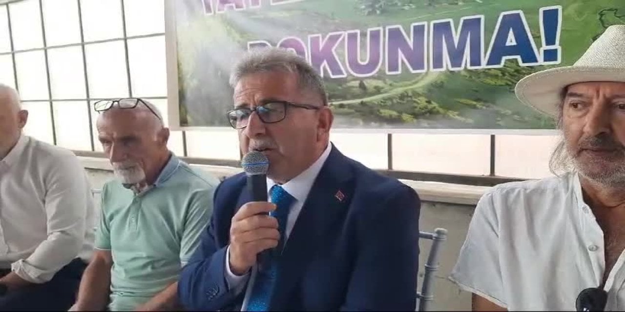 Belediyeden maden arama çalışmalarına karşı halkı bilgilendirme toplantısı