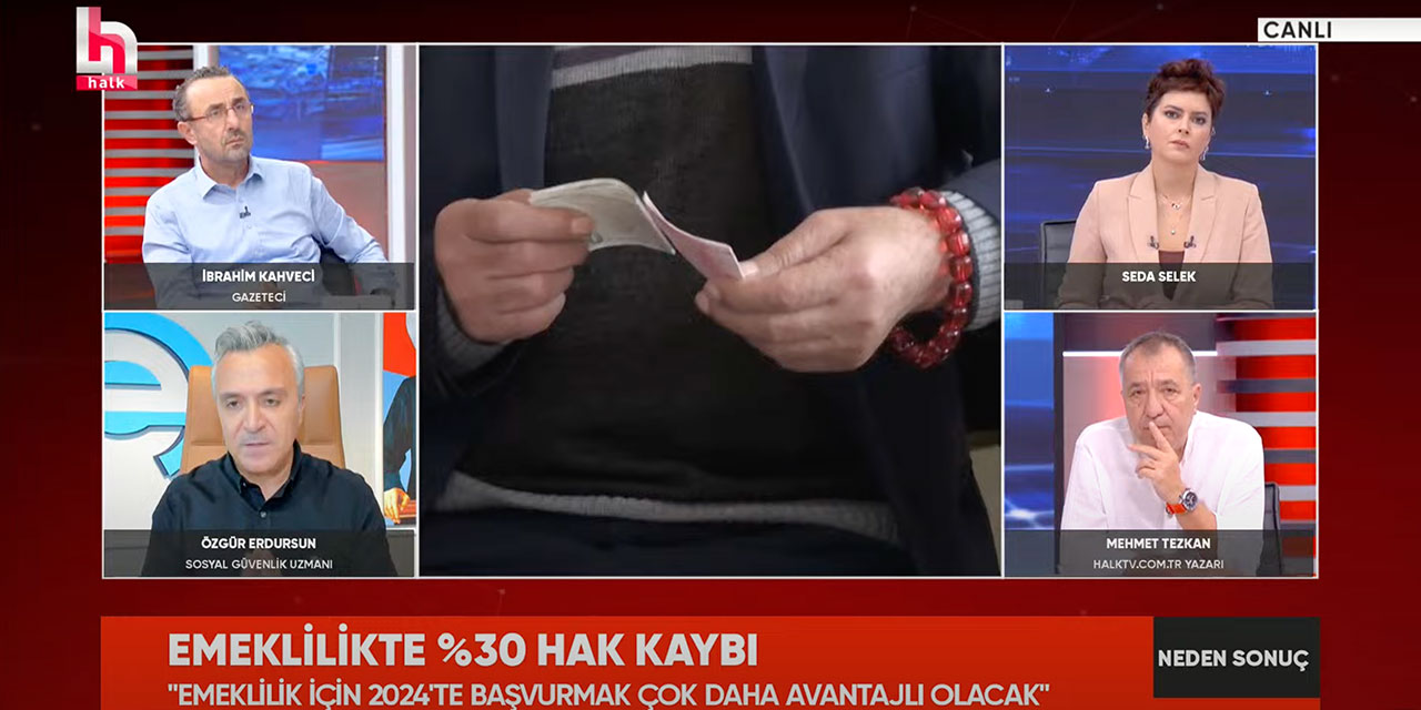 Sosyal güvenlik uzmanı Özgür Erdursun Halk Tv'de açıkladı. AKP hükümetinin memuruna yaptığı büyük katakulli!